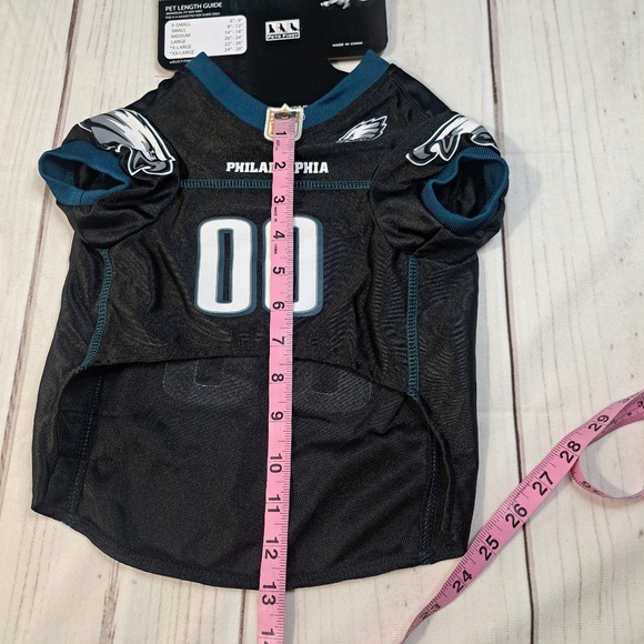 NFL Eagles Black and Teal Dog Pet Jersey Size Medium - Picture 5 of 5